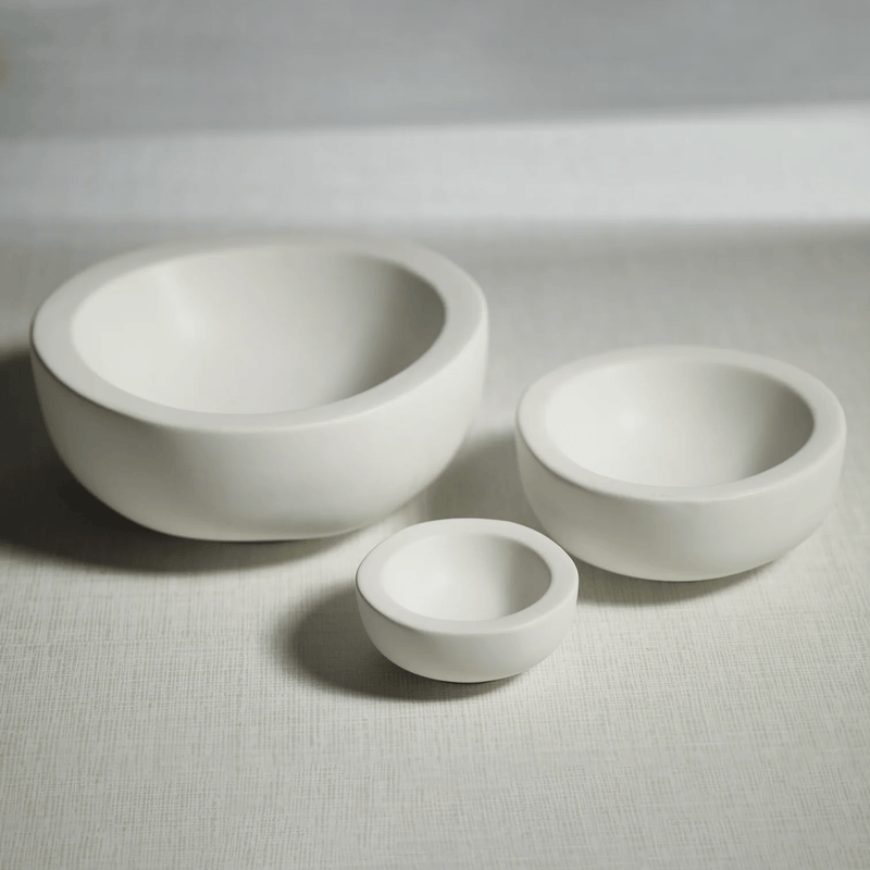 Modern Smooth White Bowl