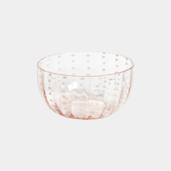 Portofino Glass Bowl in Pink