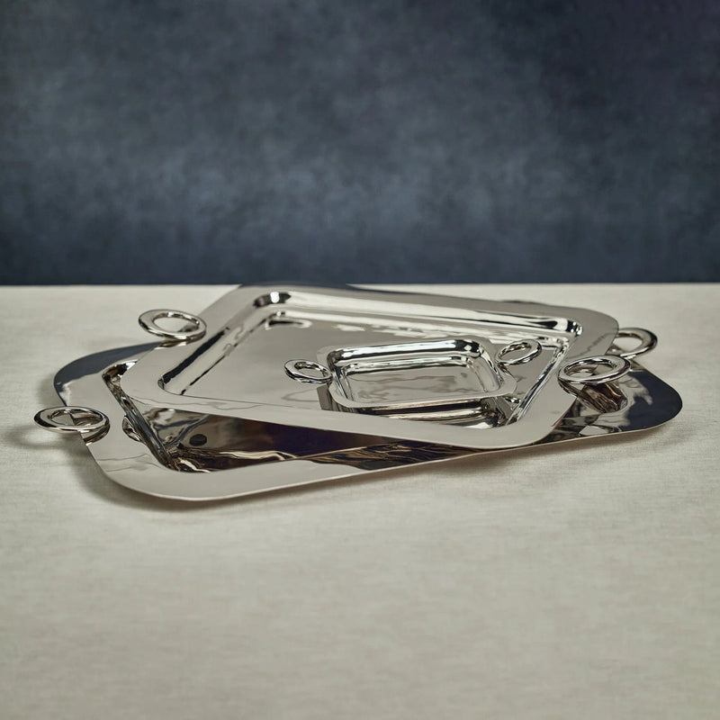 Polished Brass Serving Tray