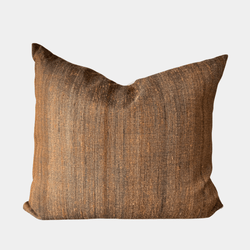 Alex Silk Pillow in Rust