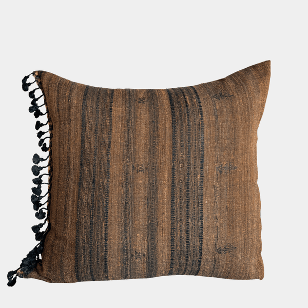 Alex Silk Pillow in Rust
