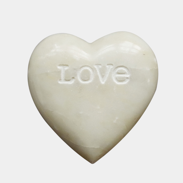 Soapstone Heart with Love