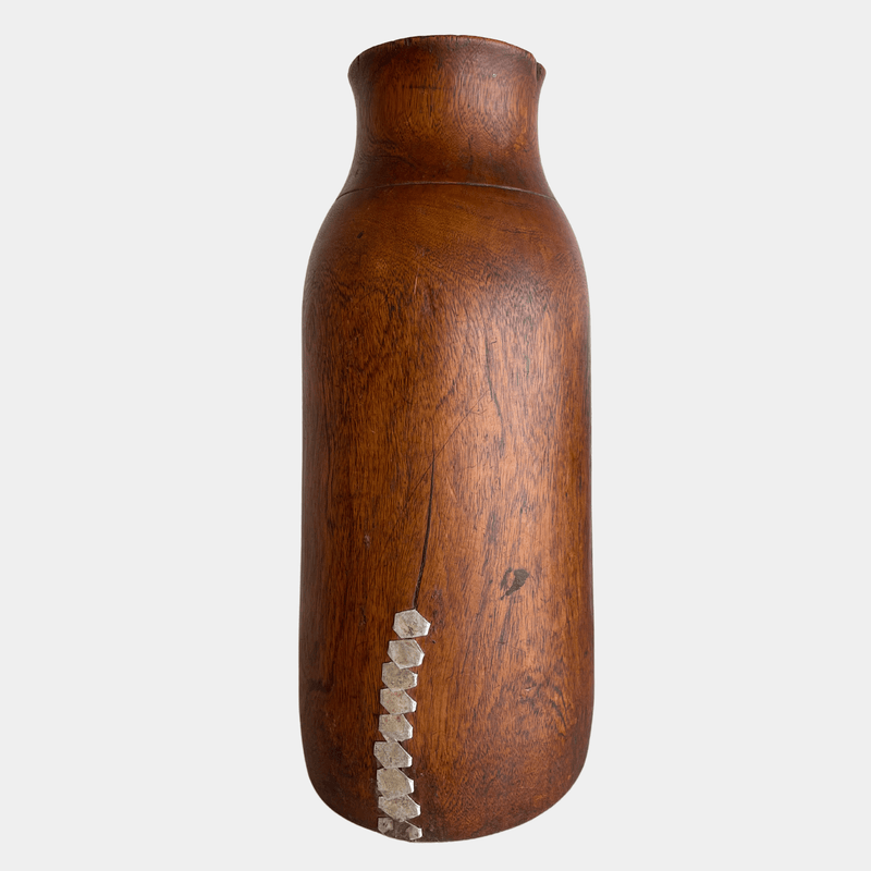 Vintage Light Wooden Vessel
