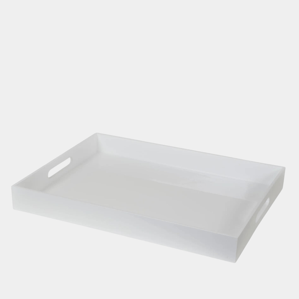 Lacquer Serving Tray with Handles