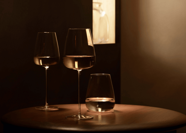 Pair of White Wine Glass