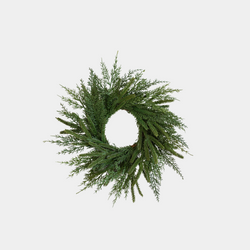 Cypress Christmas Wreath