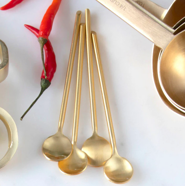 Gold Spoon Set of 4