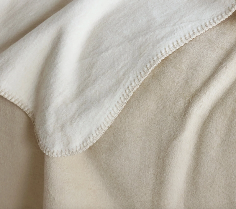 Faro Fleece Natural Blanket