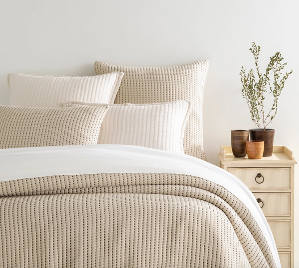 Natural Stitch Coverlet