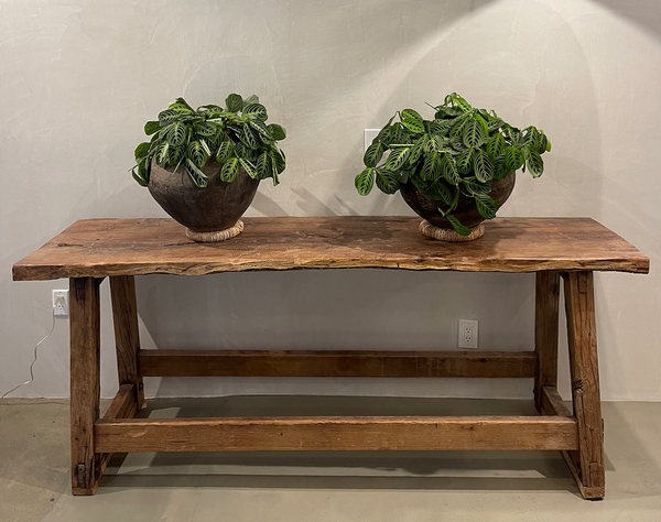 Mesquite Wood Console Table