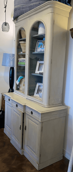 18th Century Swedish Painted Buffet and Hutch