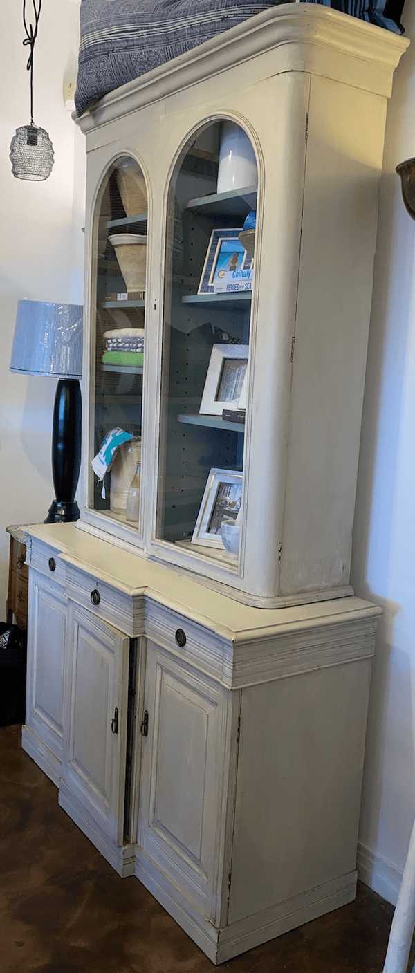 18th Century Swedish Painted Buffet and Hutch