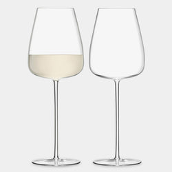 Pair of White Wine Glass