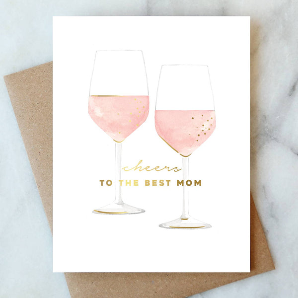 Mom Cheers Greeting Card | Mother's Day & Seasonal Card