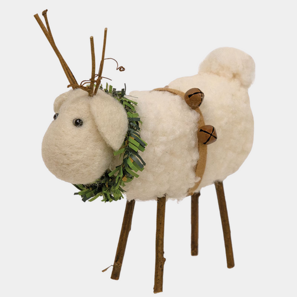 Felt White Sheep