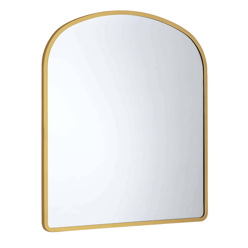 Brass Arched Mirror