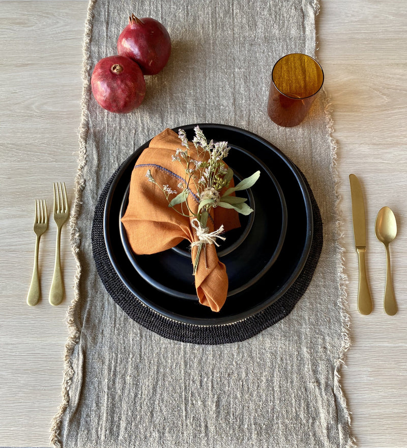Natural Clay Dinner Plate