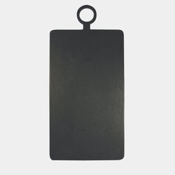 Large Black Serving Board front view 