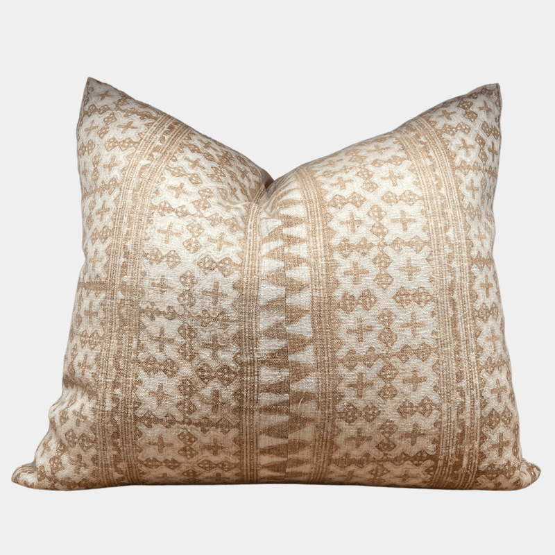 Brea Print Pillow in Light Wash