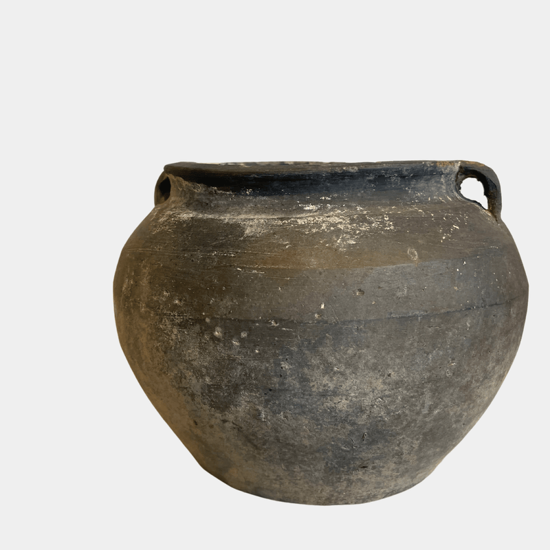 vintage ceramic plant pots Vintage Clay Pot with Handles – Kier Design Interiors