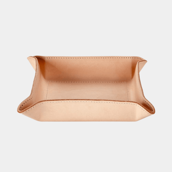 Leather Catchall in Natural