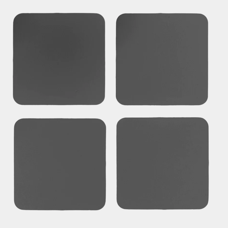 Recycled Leather Coasters Set of 4