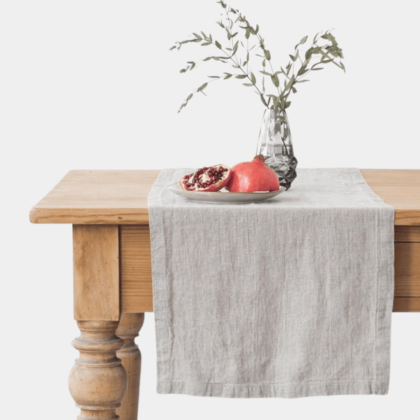 Natural Linen Table Runner