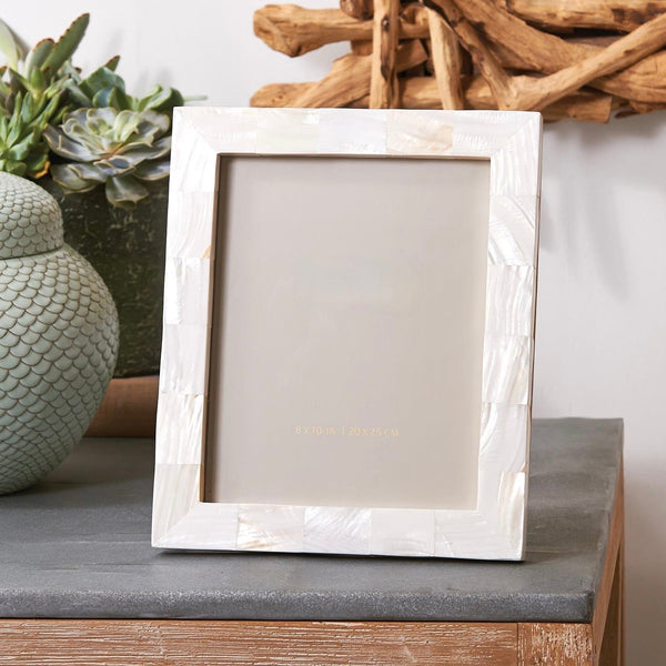 Pearly White Picture Frame
