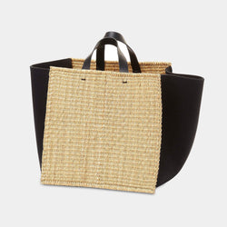 Natural and Felt Basket