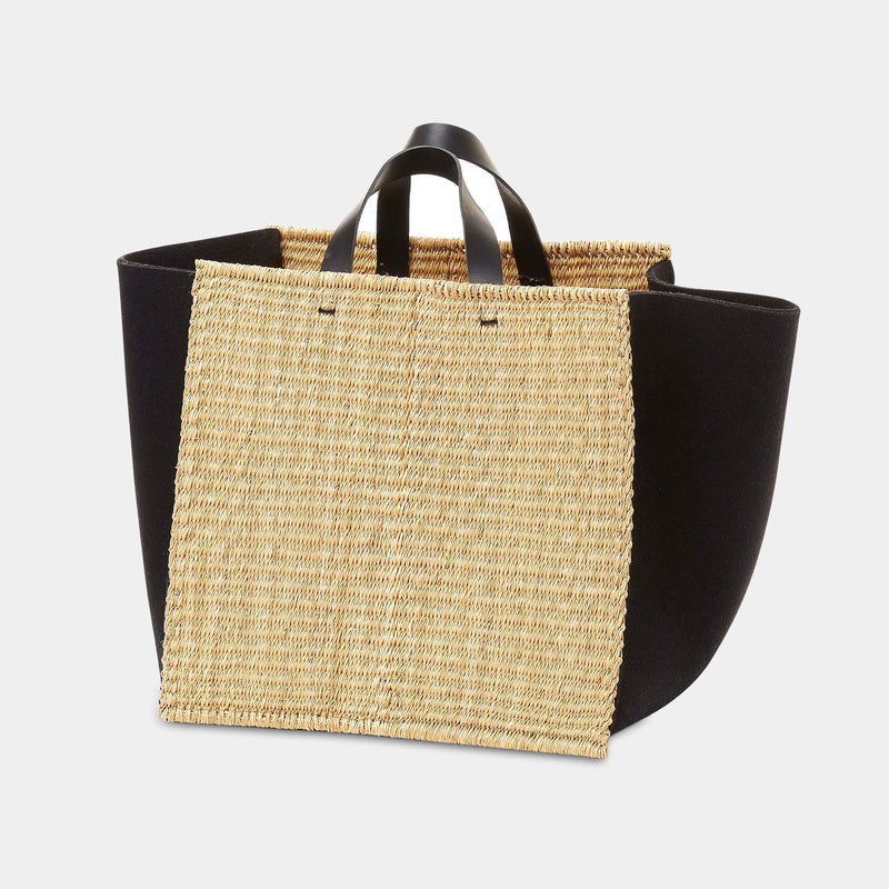 Natural and Felt Basket