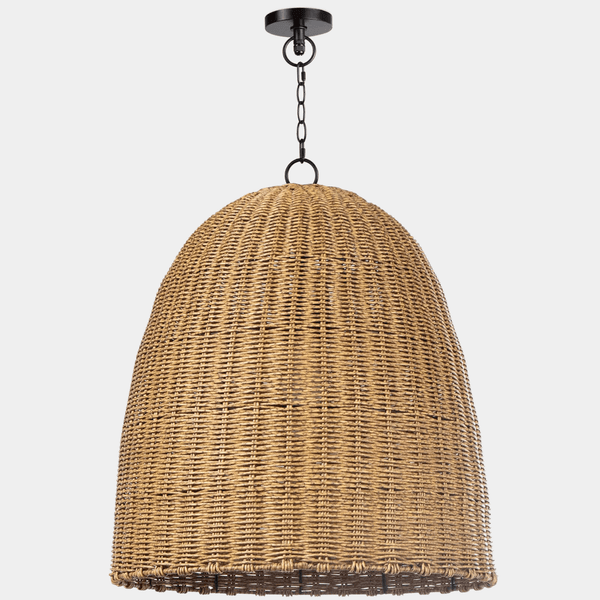 Outdoor Organic Basket Pendant
