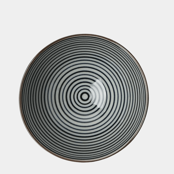 Handmade Ceramic Stripe Bowl
