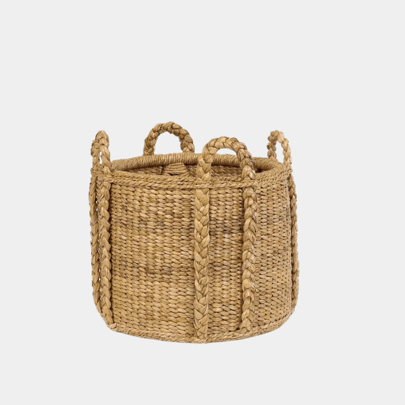 Monrow Sweater Weave Fireplace Basket