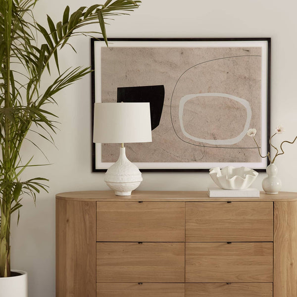 Paper Mache Table Lamp