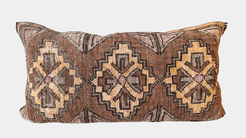 Vintage Turkish Rug Pillow