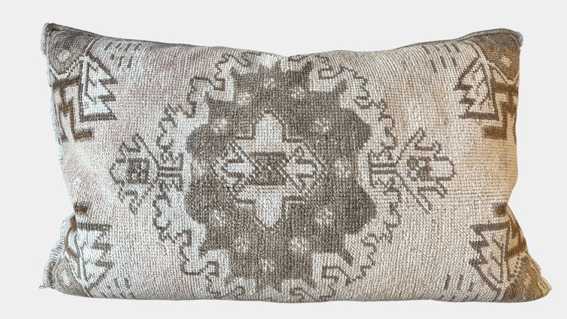 Vintage Turkish Rug Pillow