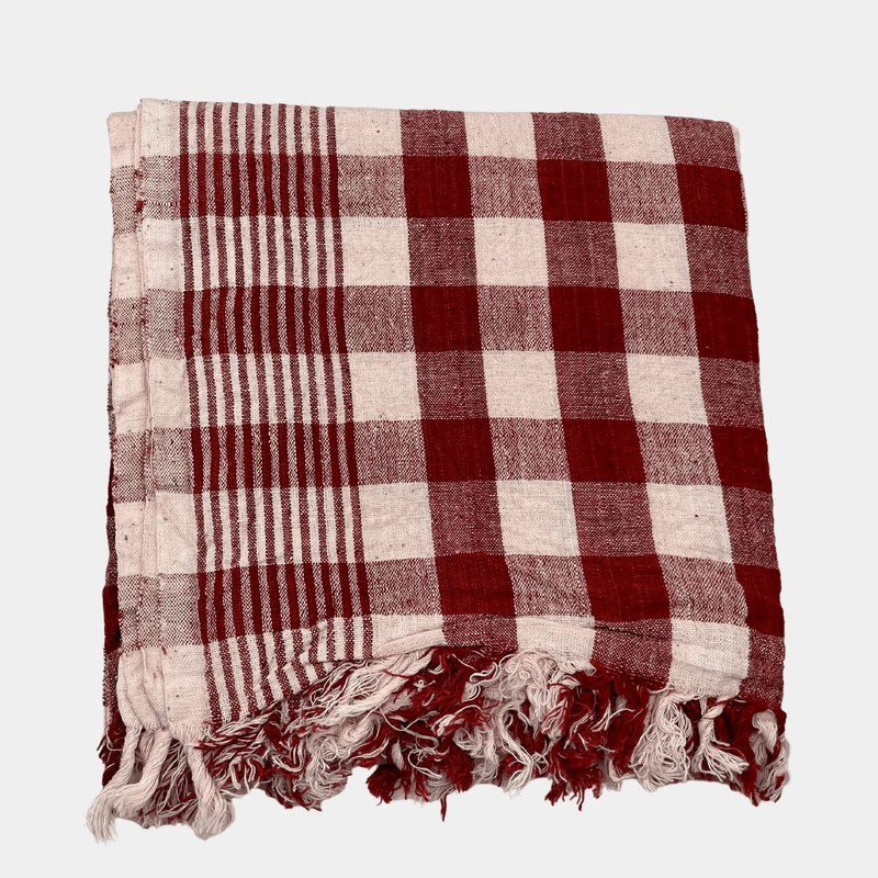 Waffle Check Cotton Towels
