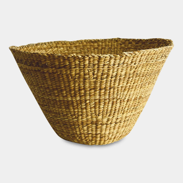 African Woven Basket with Lid – Kier Design Interiors