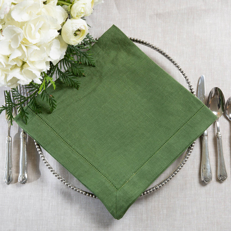 Hemstitch Large Linen Napkin